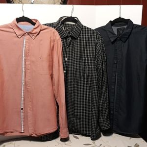 Bundle Mens Long Sleeve Button Shirts